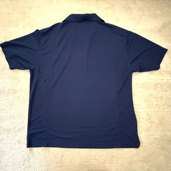 Grand Slam Mens Polo Shirt Size XXL Navy Blue Black Short Sleeve Performance - Picture 6 of 8